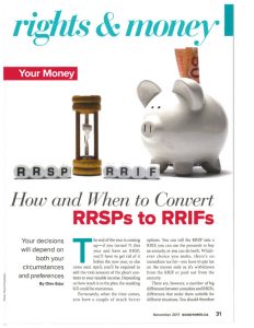 How And When To Convert RRSPs to RRIFs